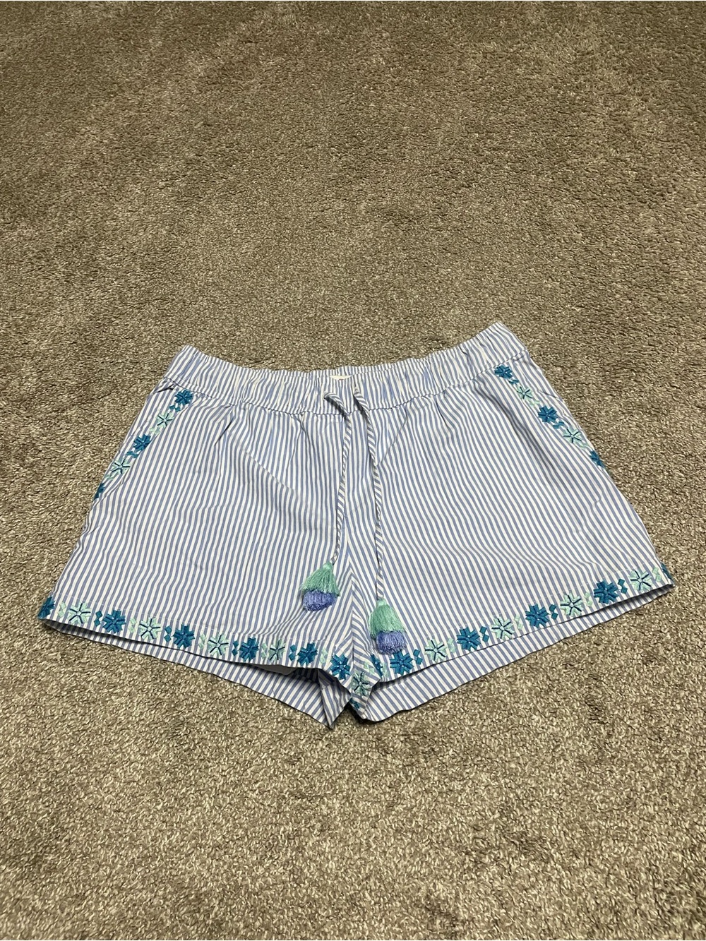 Vineyard Vines Pop Embroidered Pull On Shorts Women’s Large